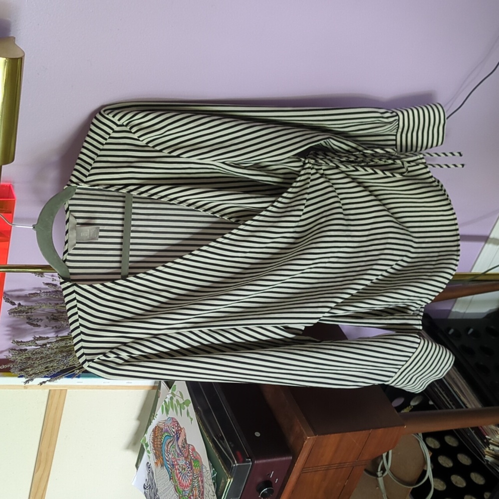 H&M women's wrap blouse